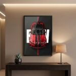 BMW Wall Frame Luxury Room Wall Decor Display
