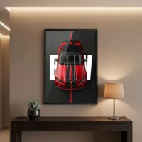 BMW Wall Frame – Luxury Interior Room Lifestyle Display