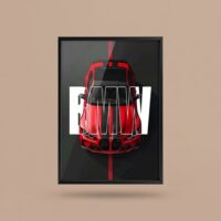 BMW Wall Frame – Luxury Sports Car Aesthetic Decor Hero