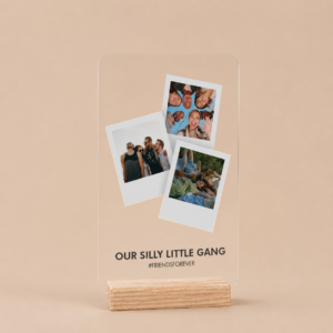 Custom acrylic polaroid plaque hero image