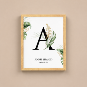 Personalized Name Shadow Box Frame hero image