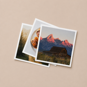 Square photo print hero image