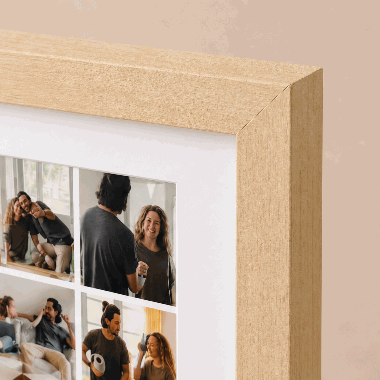 Wood Collage Frame Detail V1