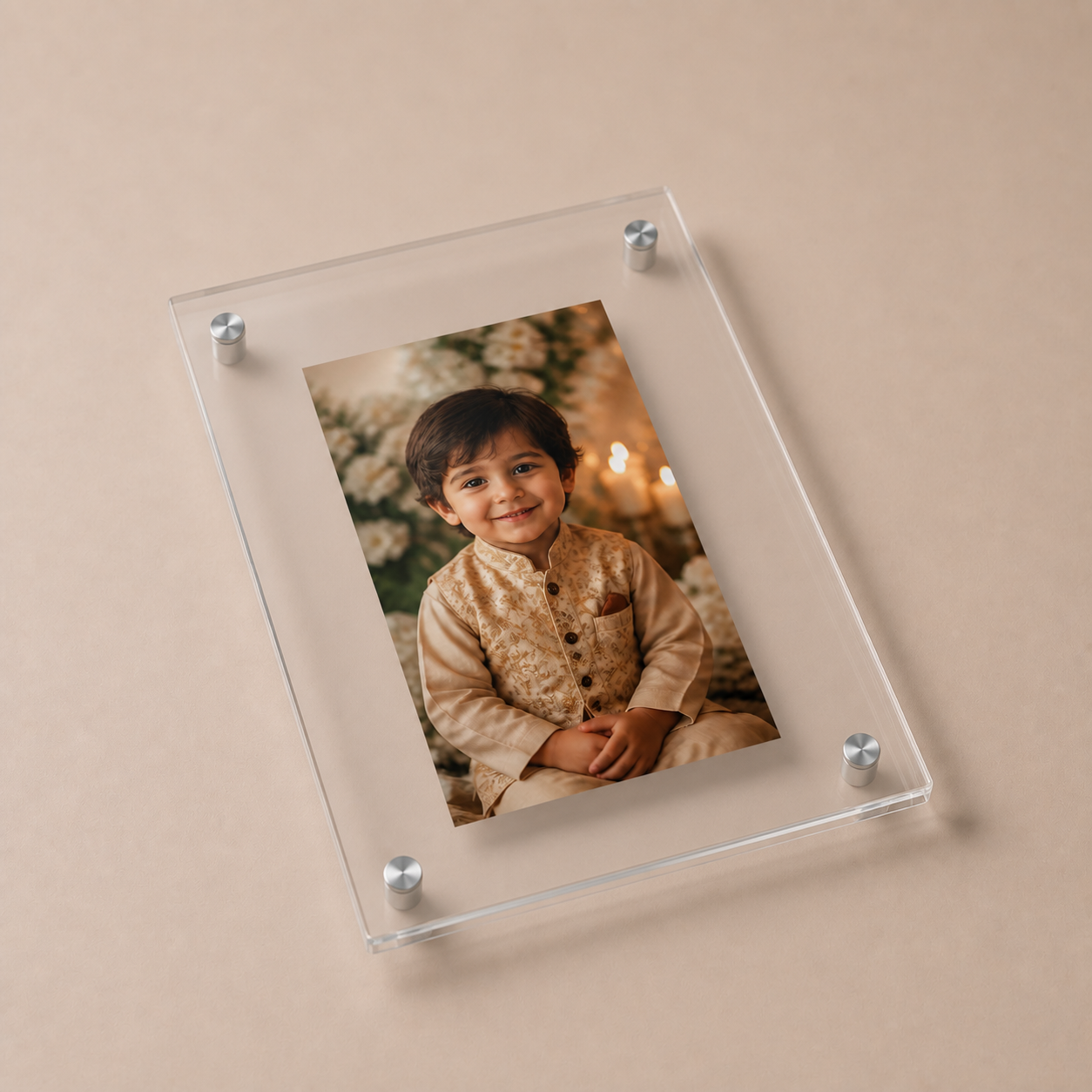 Transparent Acrylic Frame 3D View